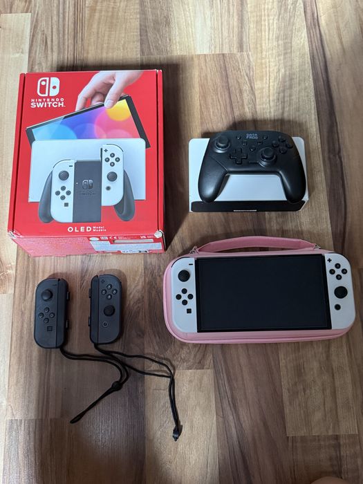 Nintendo switch OLED przerobione 256 gb