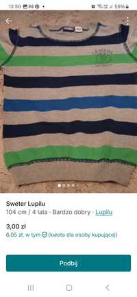 Sweterek Lupilu r.104