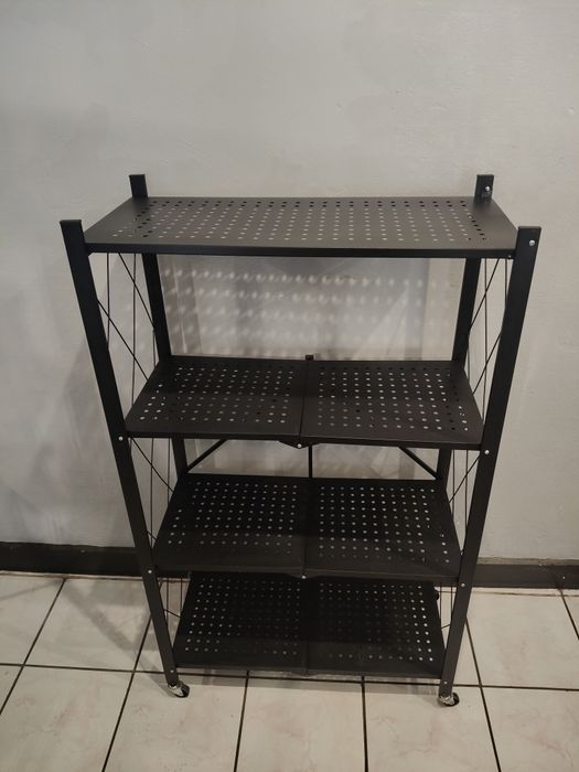 Półka składana czarna