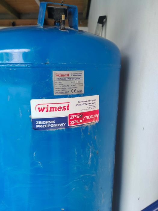 Hydrofor przeponowy 300l