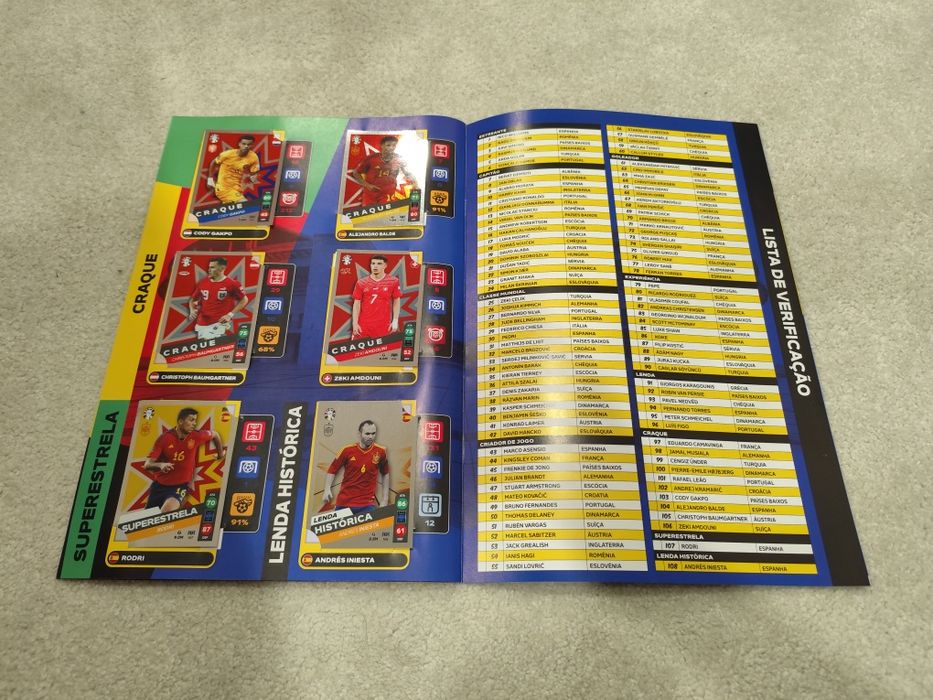Caderneta Lidl Euro 2024 - Topps - Completa - Rigorosamente Nova
