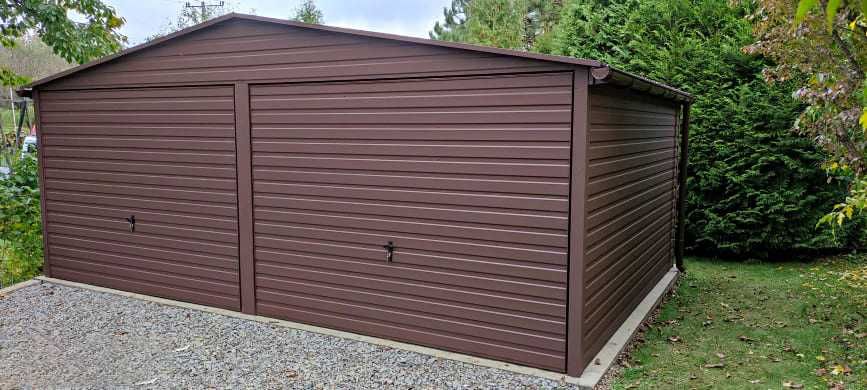 Garaże blaszane akrylowe profil ocynkowany