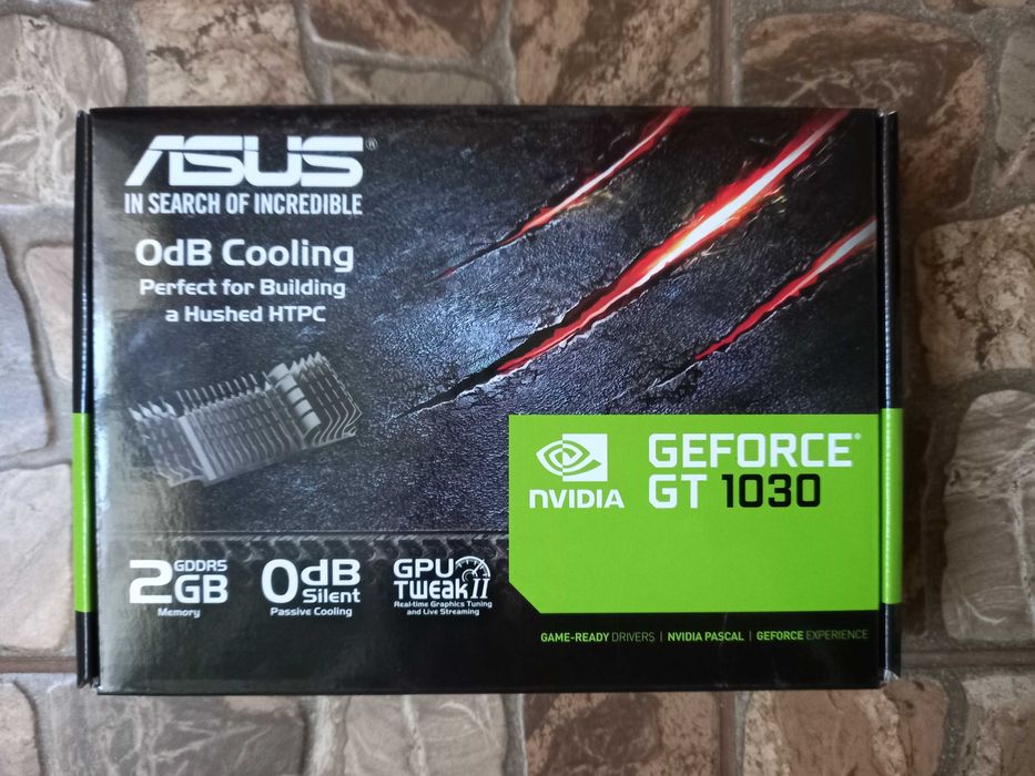 Asus PCI-Ex GeForce GT 1030 2GB GDDR5 (DVI, HDMI) (GT1030-SL-2G-BRK)