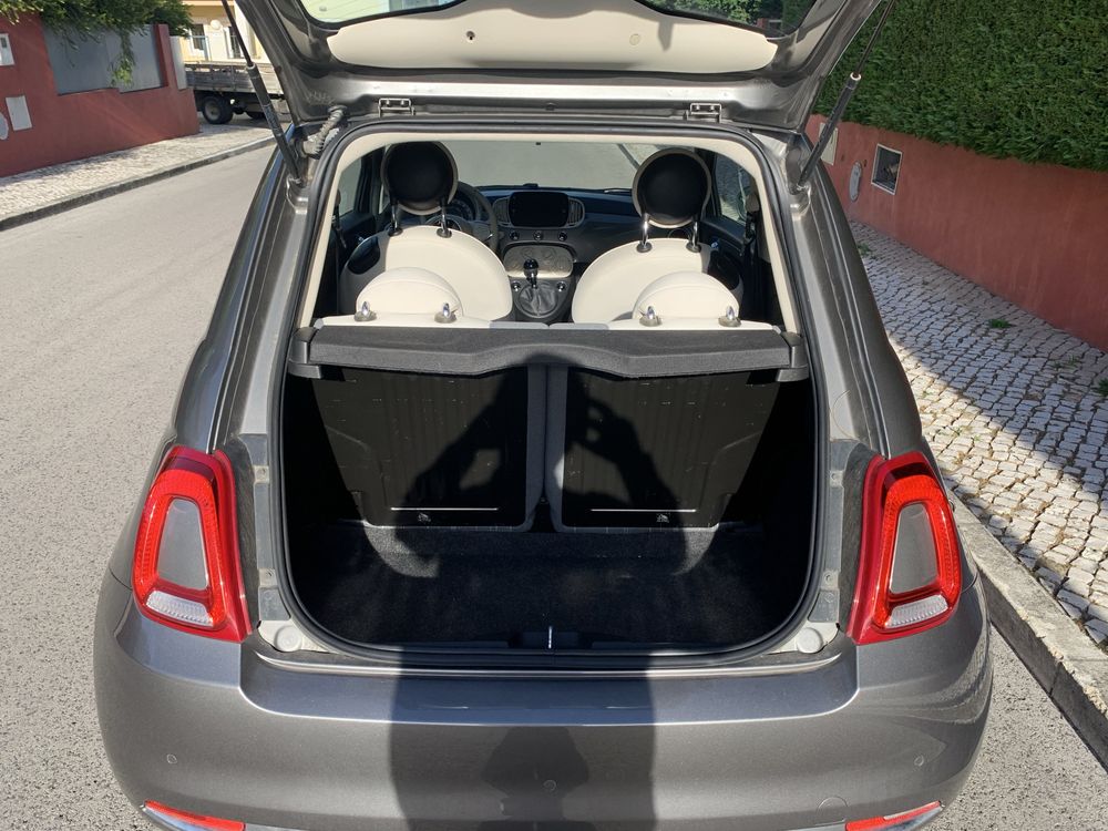 Fiat 500 - 1.2 gasolina de 03/2019, com revisao feita