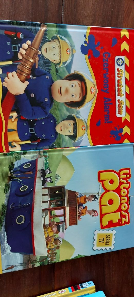 Książeczki dla chłopca Tomek i przyjaciel Bob budowniczy.strażak sam