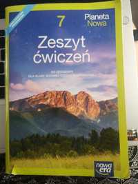 Zeszyt ćwiczeń do geografii dla kl. 7. Planeta Nowa. Nowa Era.