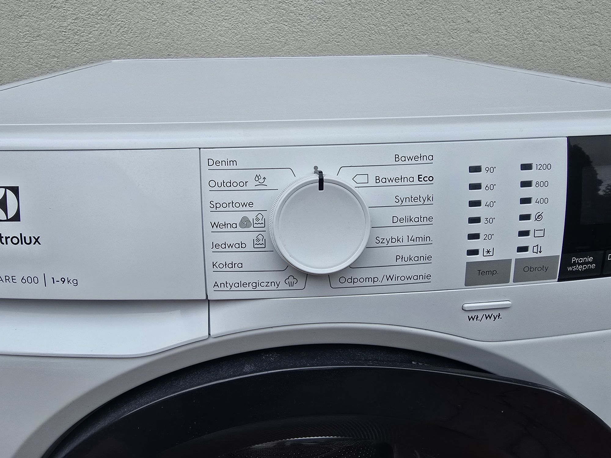 Pralka ELECTROLUX 9Kg A+++ WyswLed 1200Rpm Stan BdB