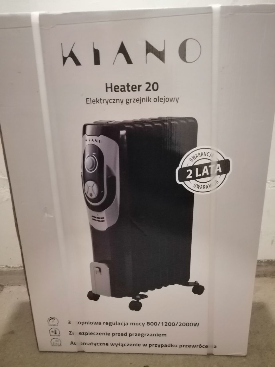 Kaloryfer/grzejnik olejowy kiano heater 20