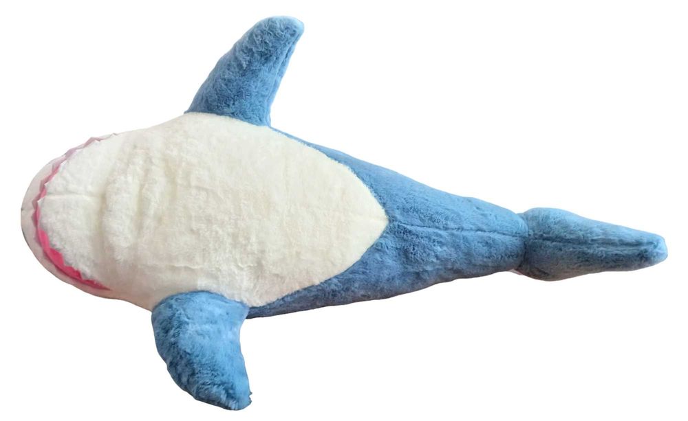 Акула очень большая мягкая плюшевая игрушка 70 см Икеа Shark doll