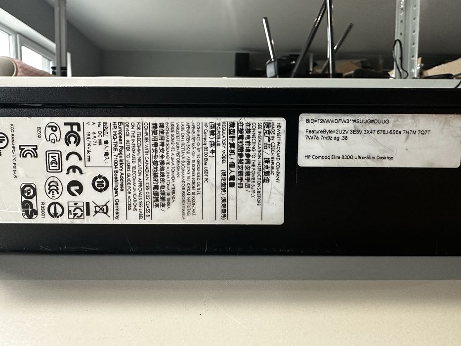 Компютер HP Compaq Elite 8300 Ultra-slim PC/i7-3770/4Gb/SSD128