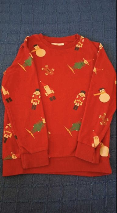 Sweat/ Camisola Natal 7/8 anos da Zippy