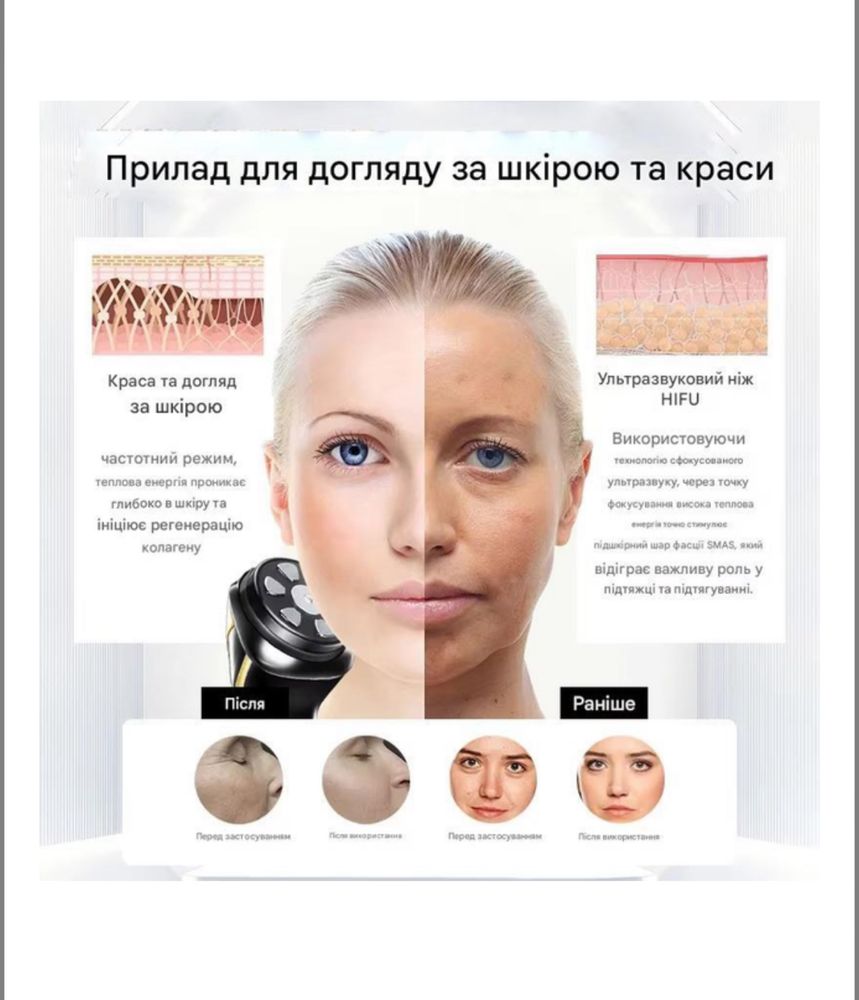 ‼️ Массажер для RF-лифтинга, подтяжки и омоложения лица