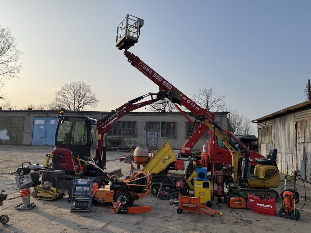 YANMAR SV 22 minikoparka wynajem wykop sam