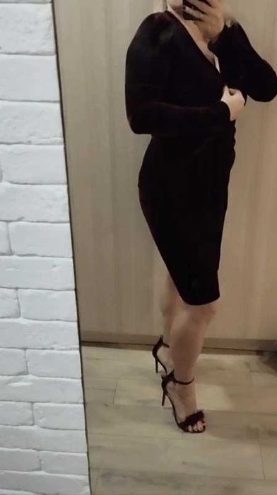 sukienka welurowa jak nowa  r 40 sesja święta bordowa