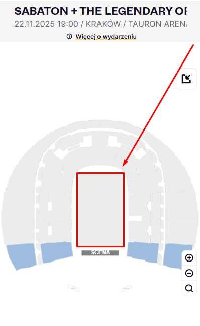 Bilety Sabaton 22.11.2025