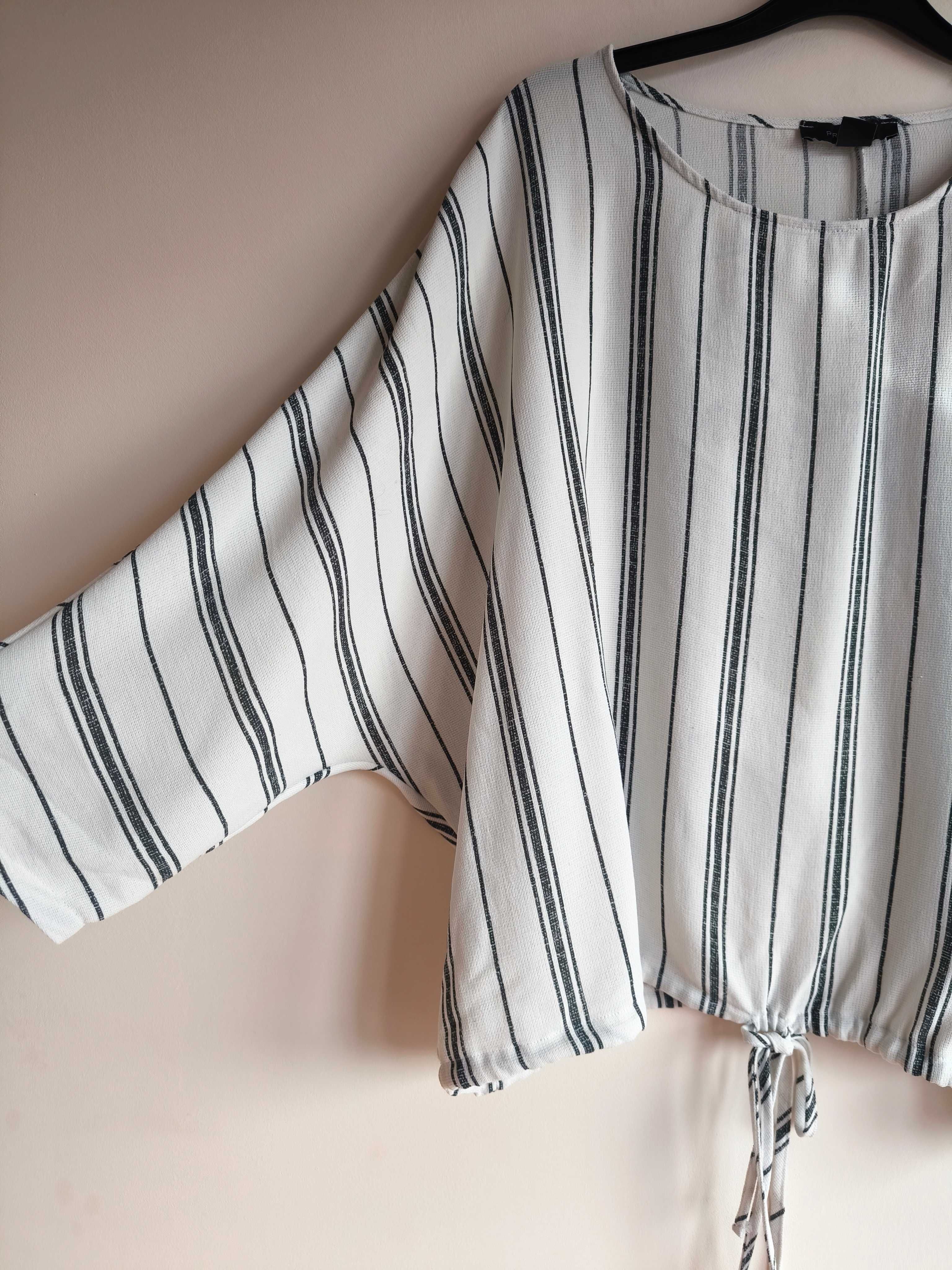 Elegancka i wygodna bluzka w paski Primark, rozmiar 48/4XL