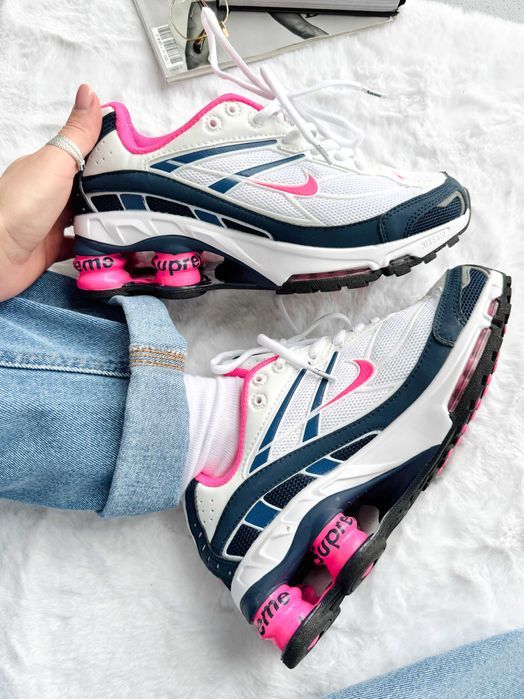 !SALE! Nike Shox Ride 2 Supreme White/Blue/Pink 36 37 38 39 40 41 шокс