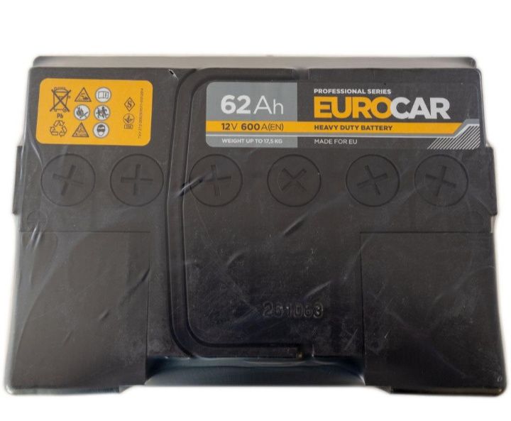 Акумулятор Eurocar 6CT-62Ah