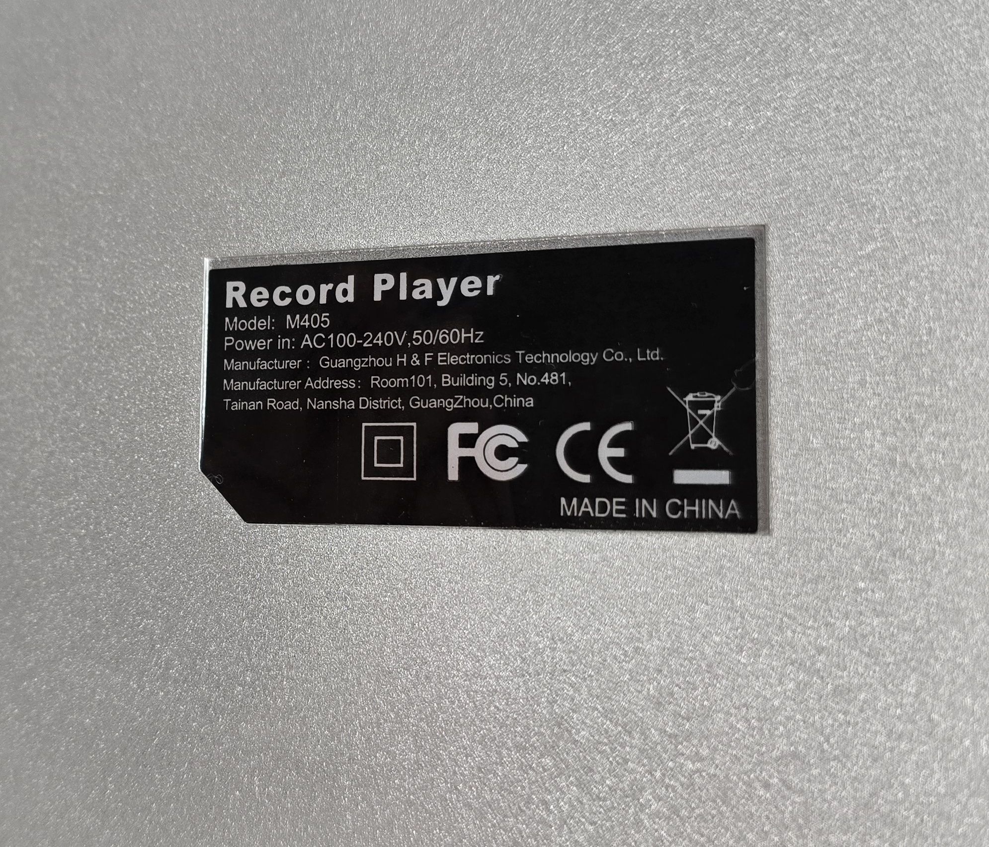 Gramofon Paskowy