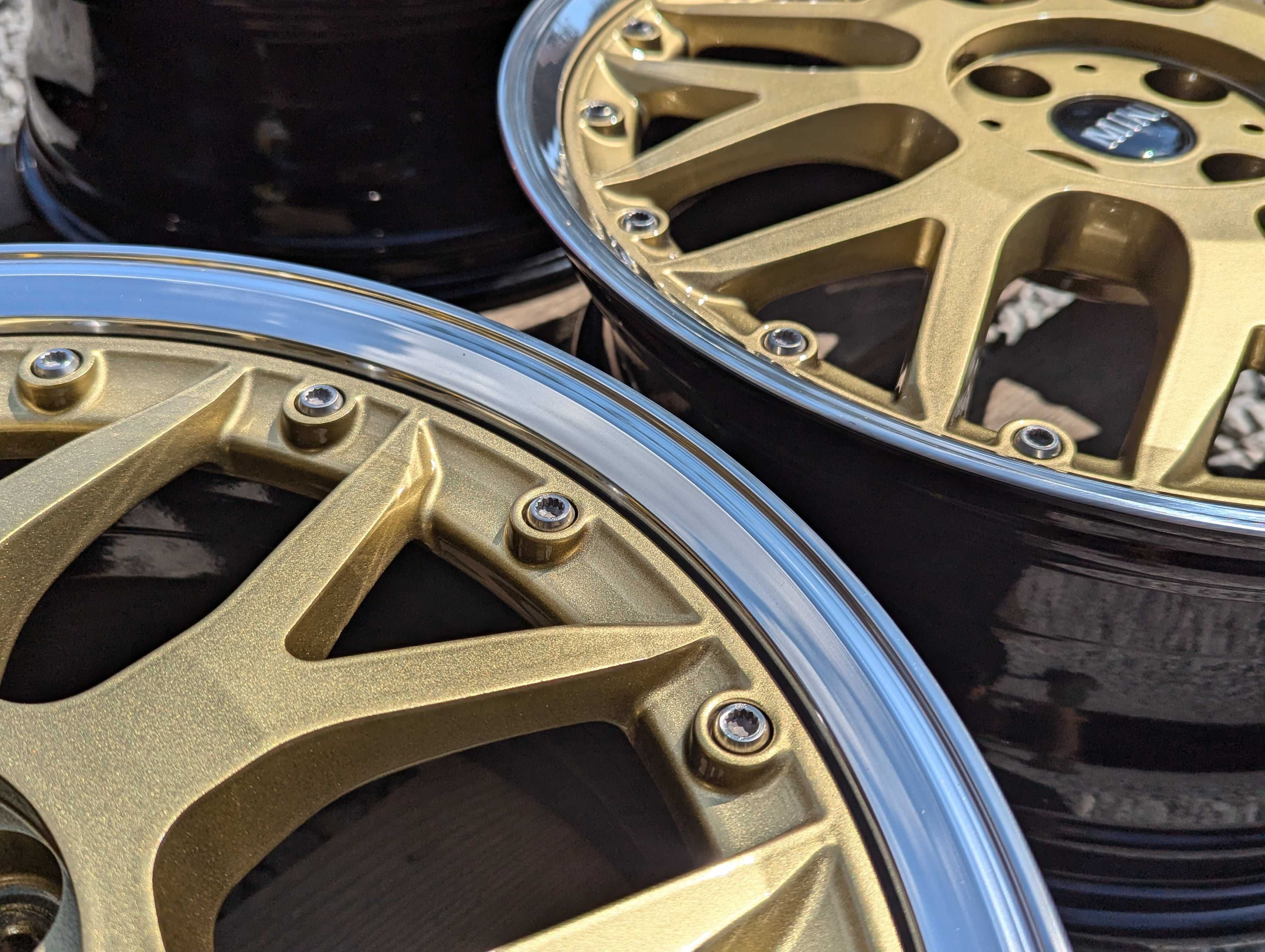 Oryginalne felgi BBS 17" Mini Golf Jetta VAG 4x100 skręcane Custom