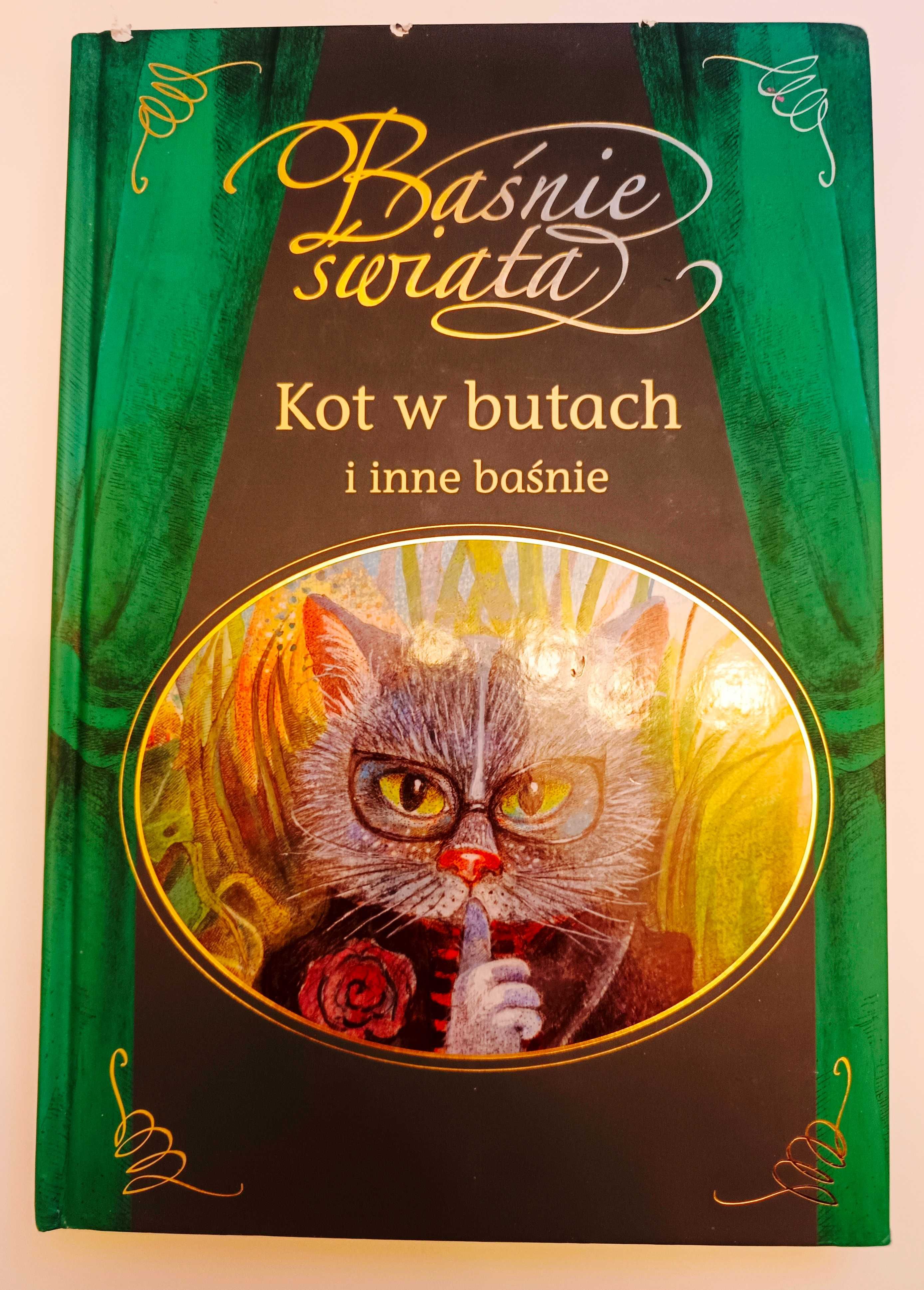 Kot w butach i inne baśnie, twarda oprawa, średni format, 56stron,
