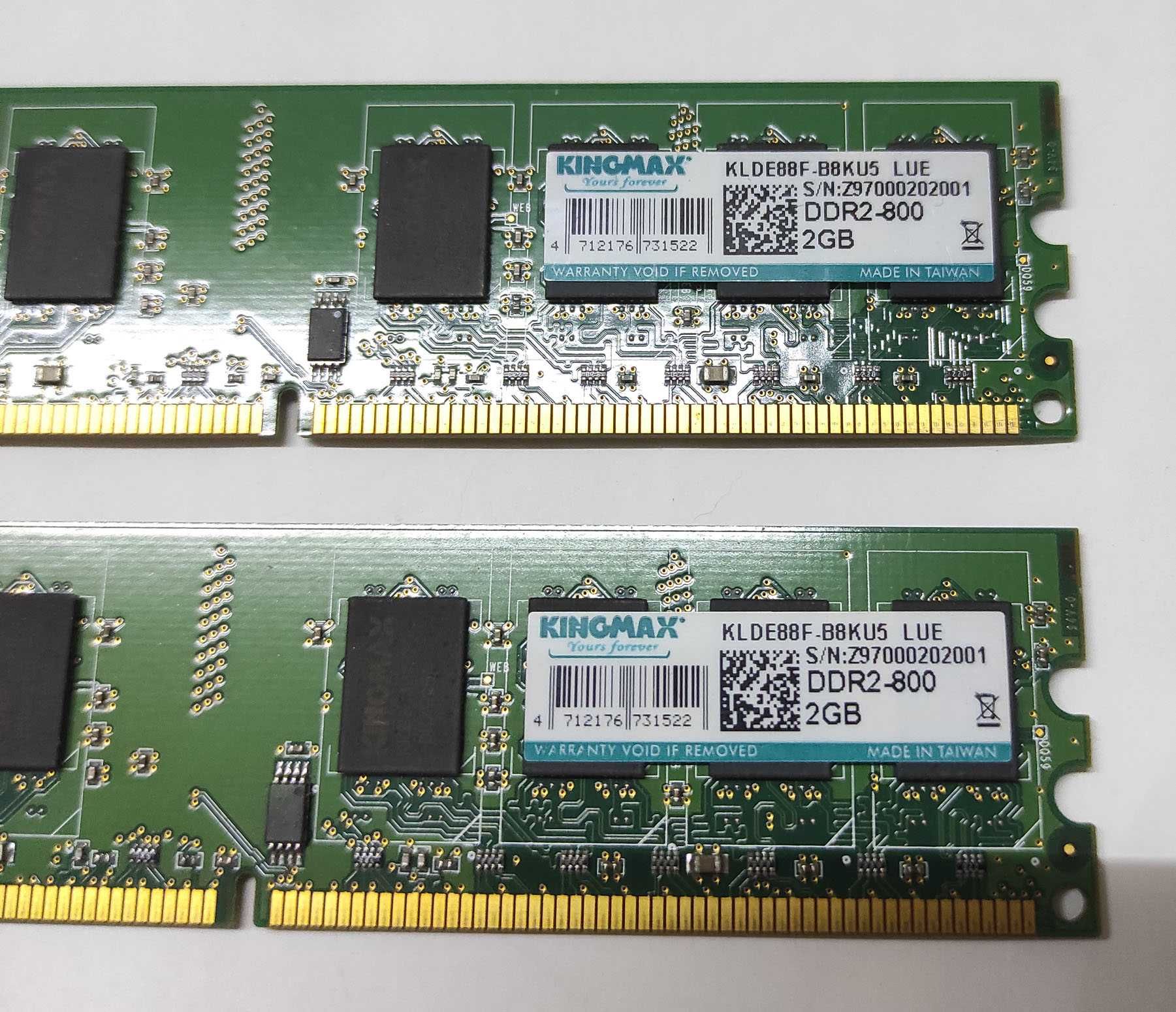 Оперативная память DDR2-800 2GB Kingmax KLDE88F-B8KU5 LUE