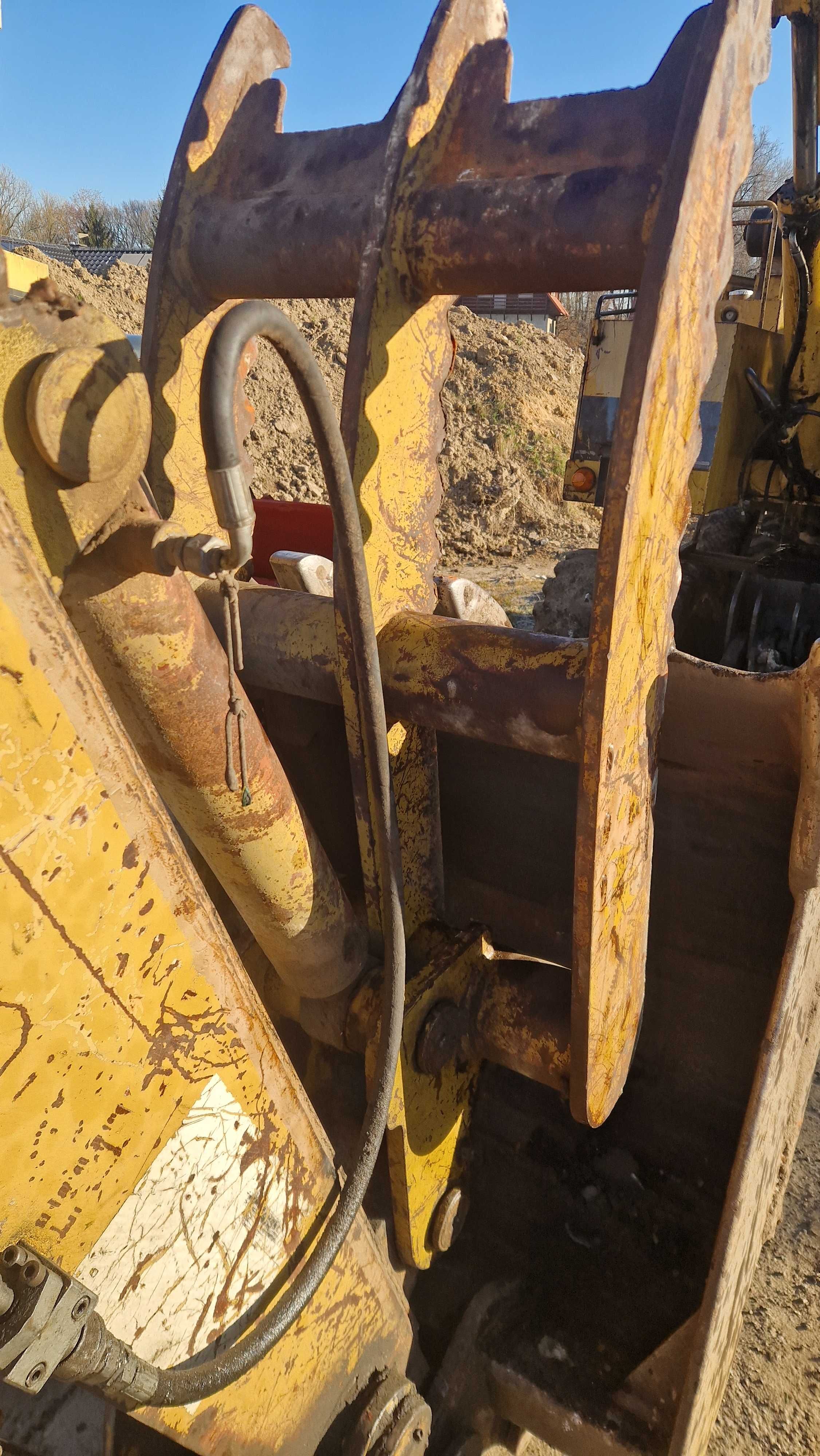 koparka cat 206 cat 212 cat312 ramie z pazurem domykania łyżki chwytak