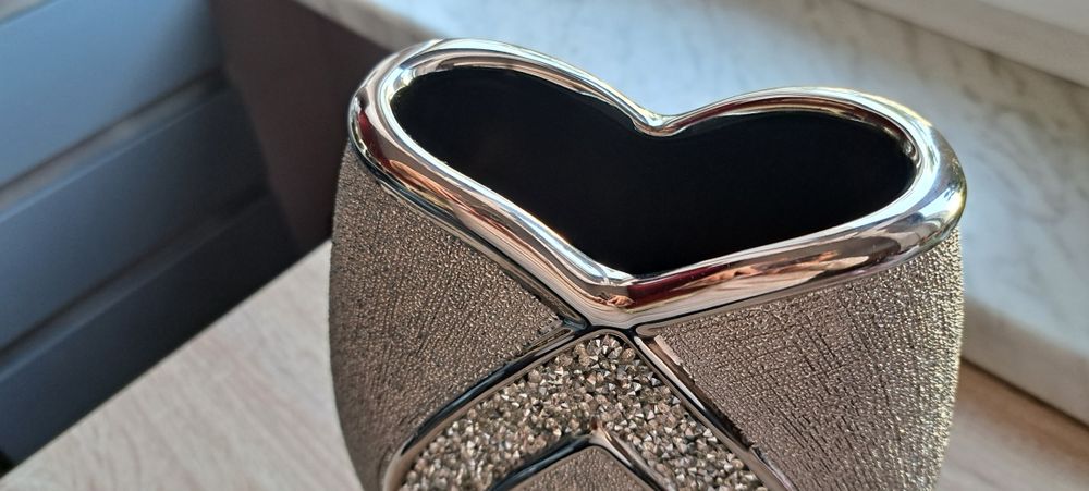 Wazon glamour  srebny