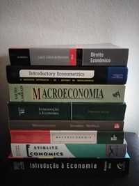 Economia lote de livros