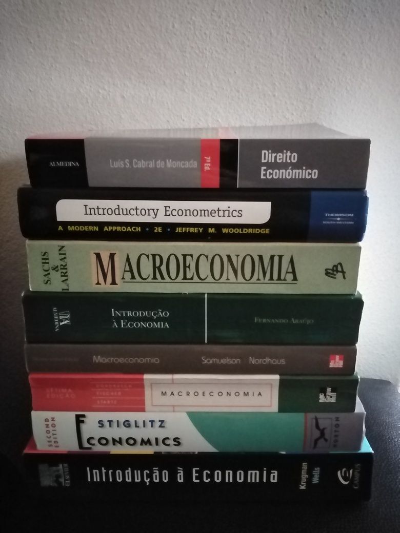 Economia lote de livros