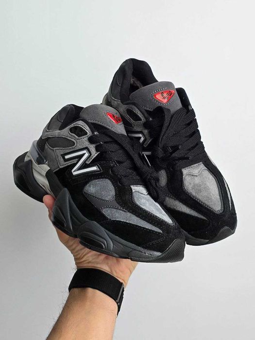 ХУТРО! New Balance 9060 Black Grey Fur 37 38 39 40 41 42 43 44 45 46