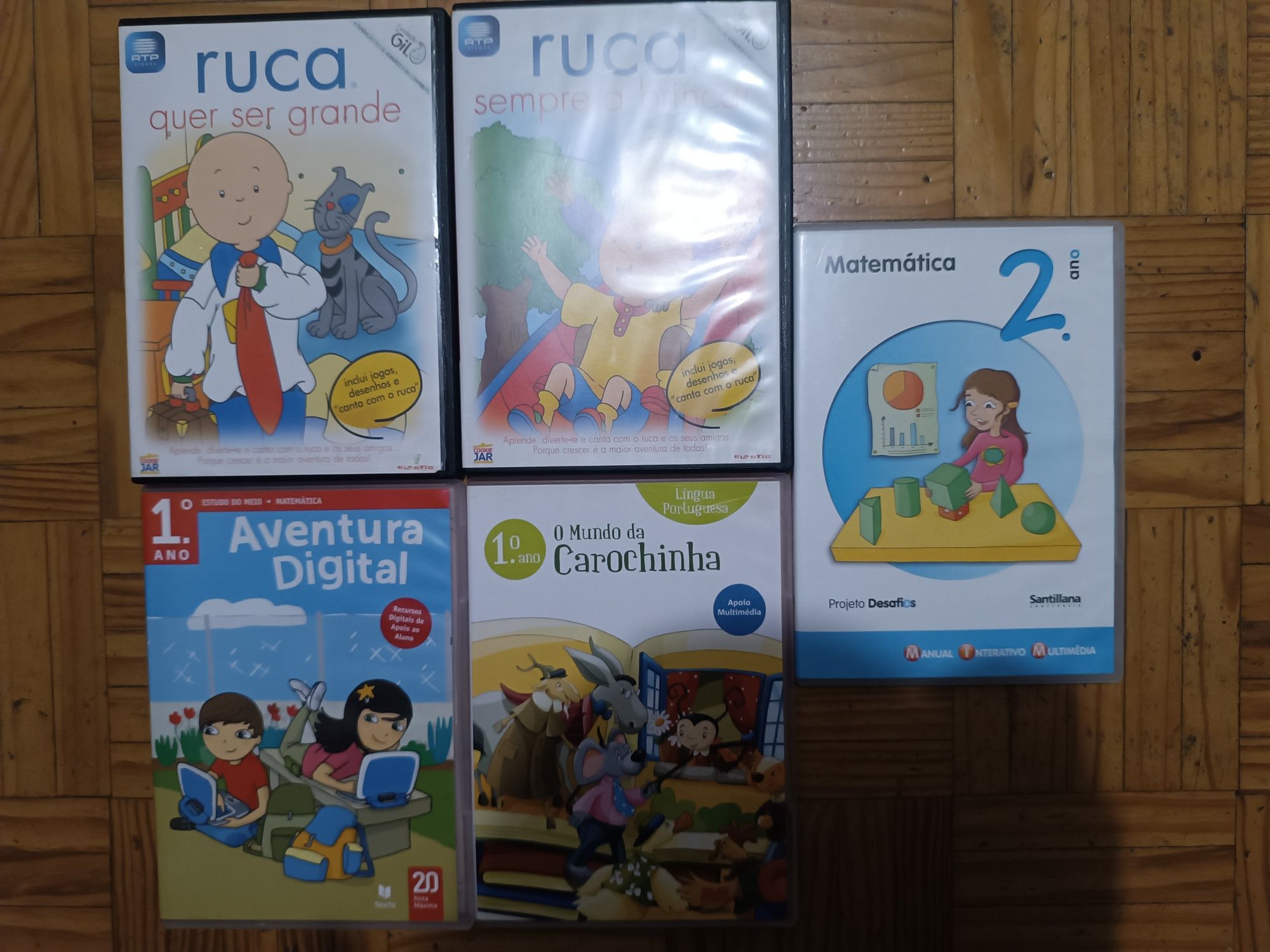DVDs sem caixa a funcionar