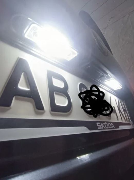 Підсвітка номера Skoda Octavia A5 (1Z) / Roomster (5J)