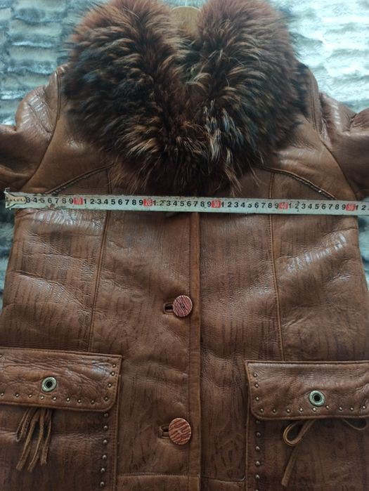 Натуральная дублёнка 48 размера в идеальном состоянии