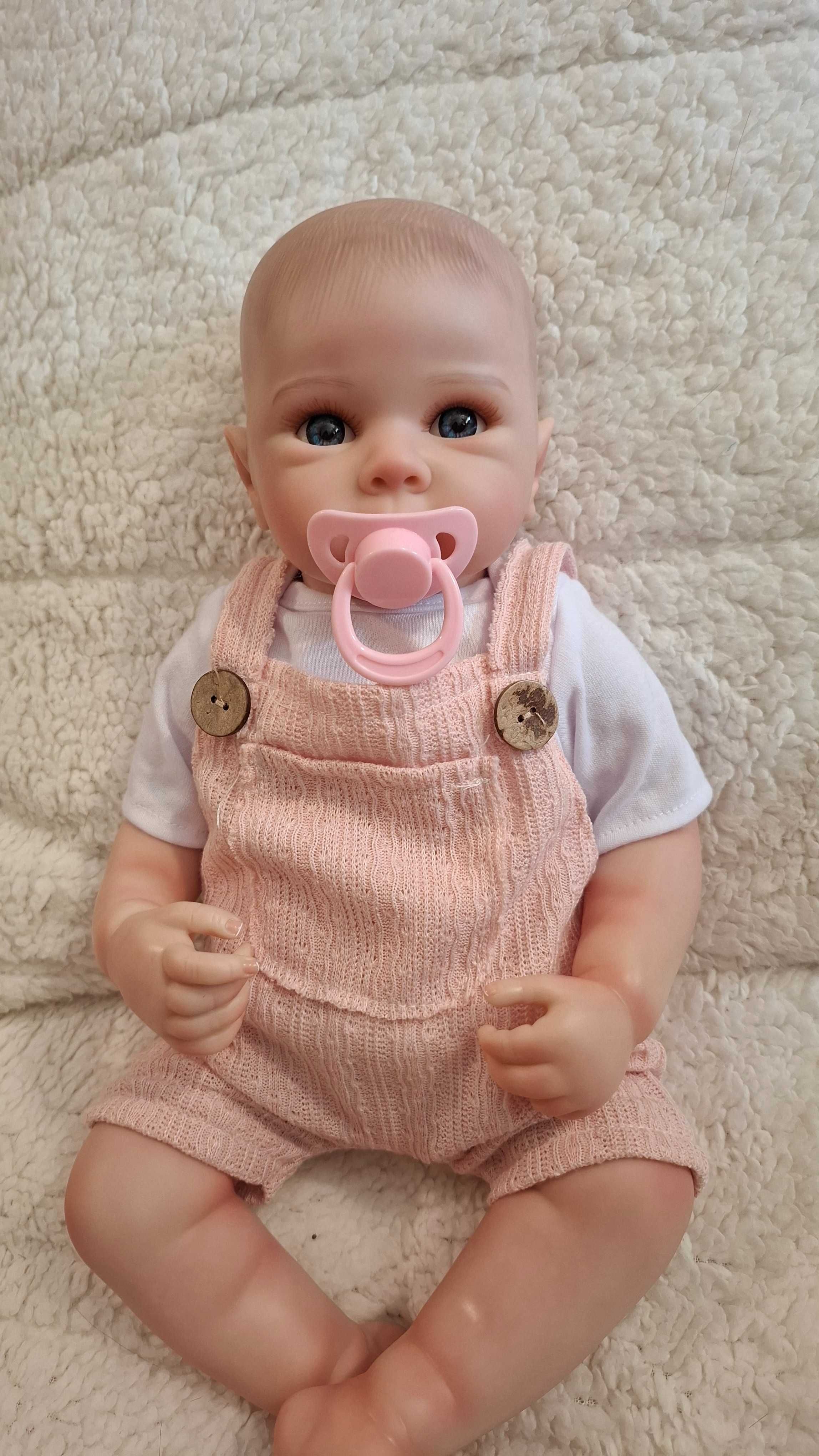 Boneca reborn silicone do vinil todo corpo (artigo novo)