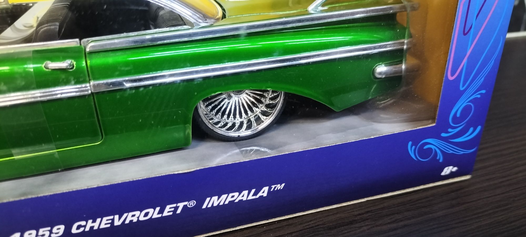 Jada Toys 1/24 Chevrolet Impala 1959 Street Low Green