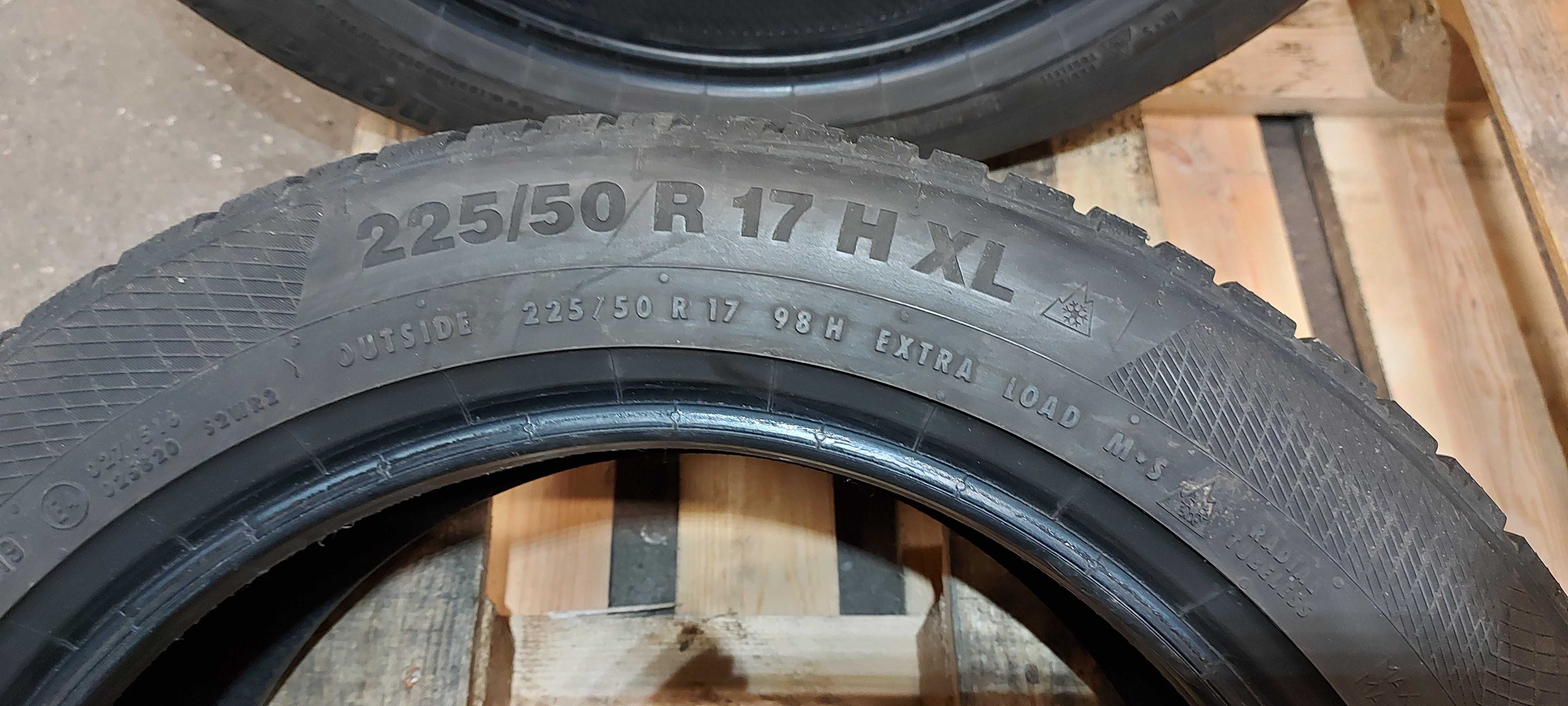 Opony zimowe 225/50r17 Continental