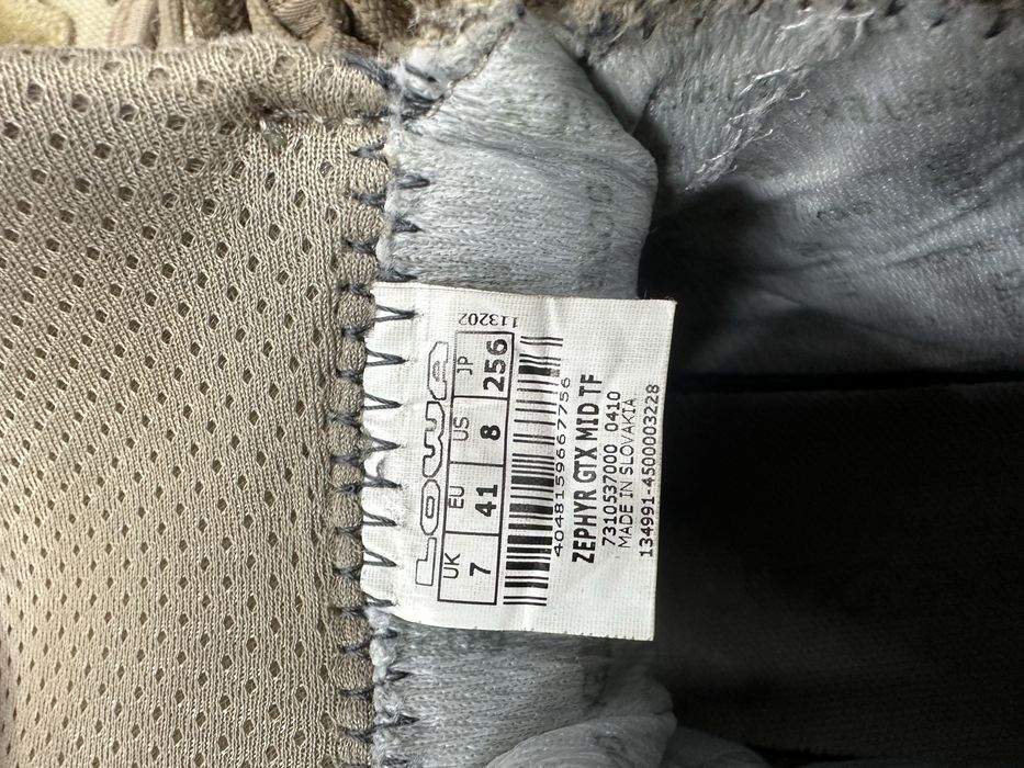 Взуття Черевики "Lowa Zephyr GTX® MID TF без пошкоджень носили 1 сезон