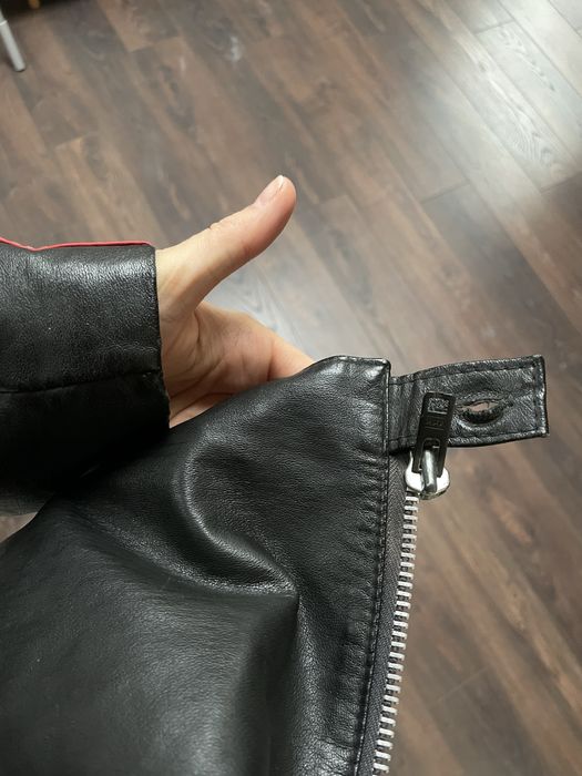 Шкіряна косуха з полосками