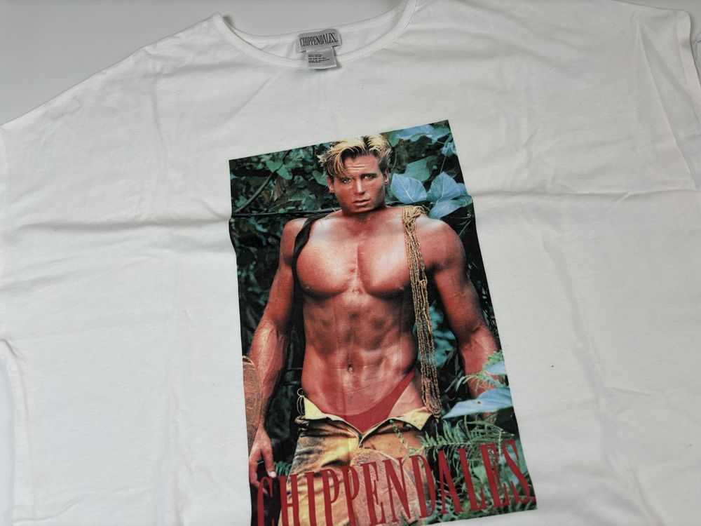Винтажные футболки Chippendales 90s Playboy Vintage