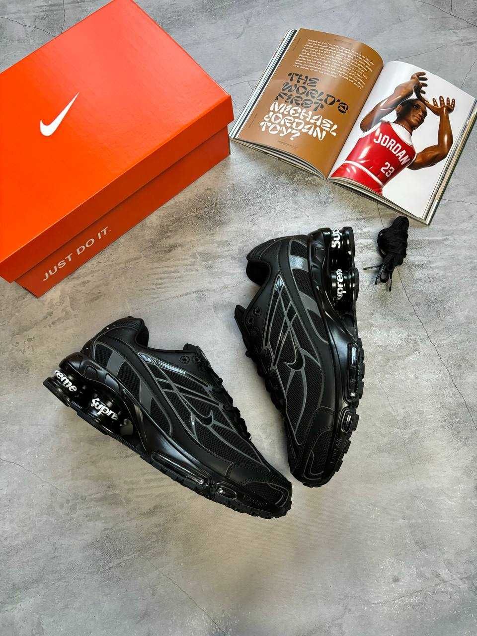 !SALE! Nike Shox Ride 2 x Supreme Black 36 37 38 39 40 41 42 43 44 45