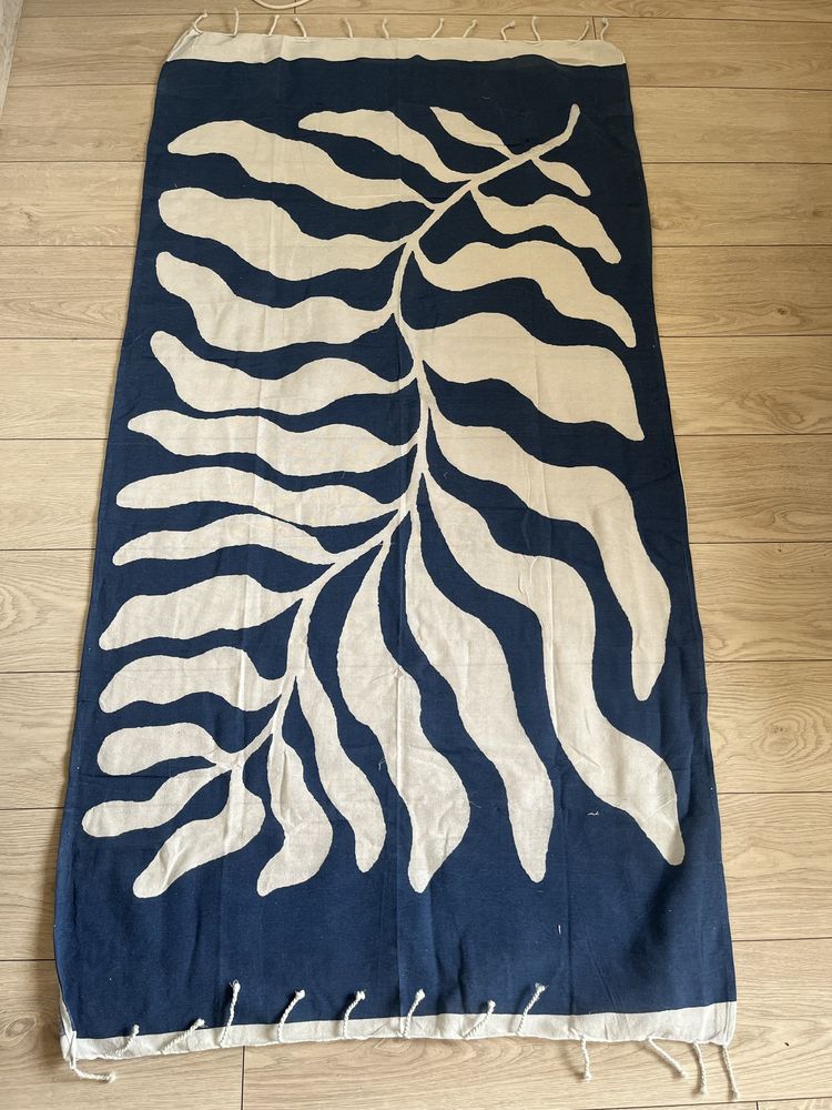 Ręcznik plażowy boho z frędzlami szybkoschnący chłonny