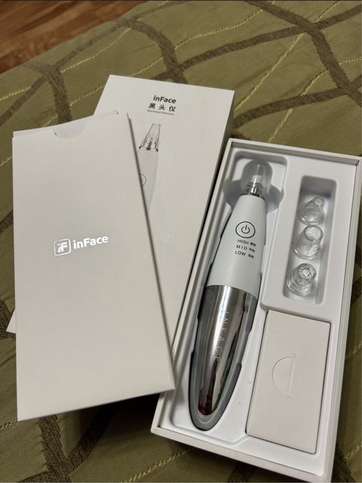 Вакуумний прилад для чищення пор обличчя InFace (MS7000) White
