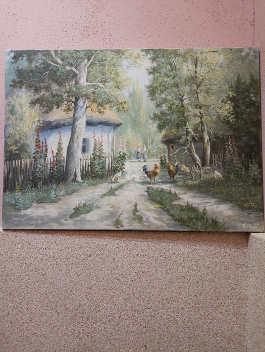 Картины на холсте написаны маслом