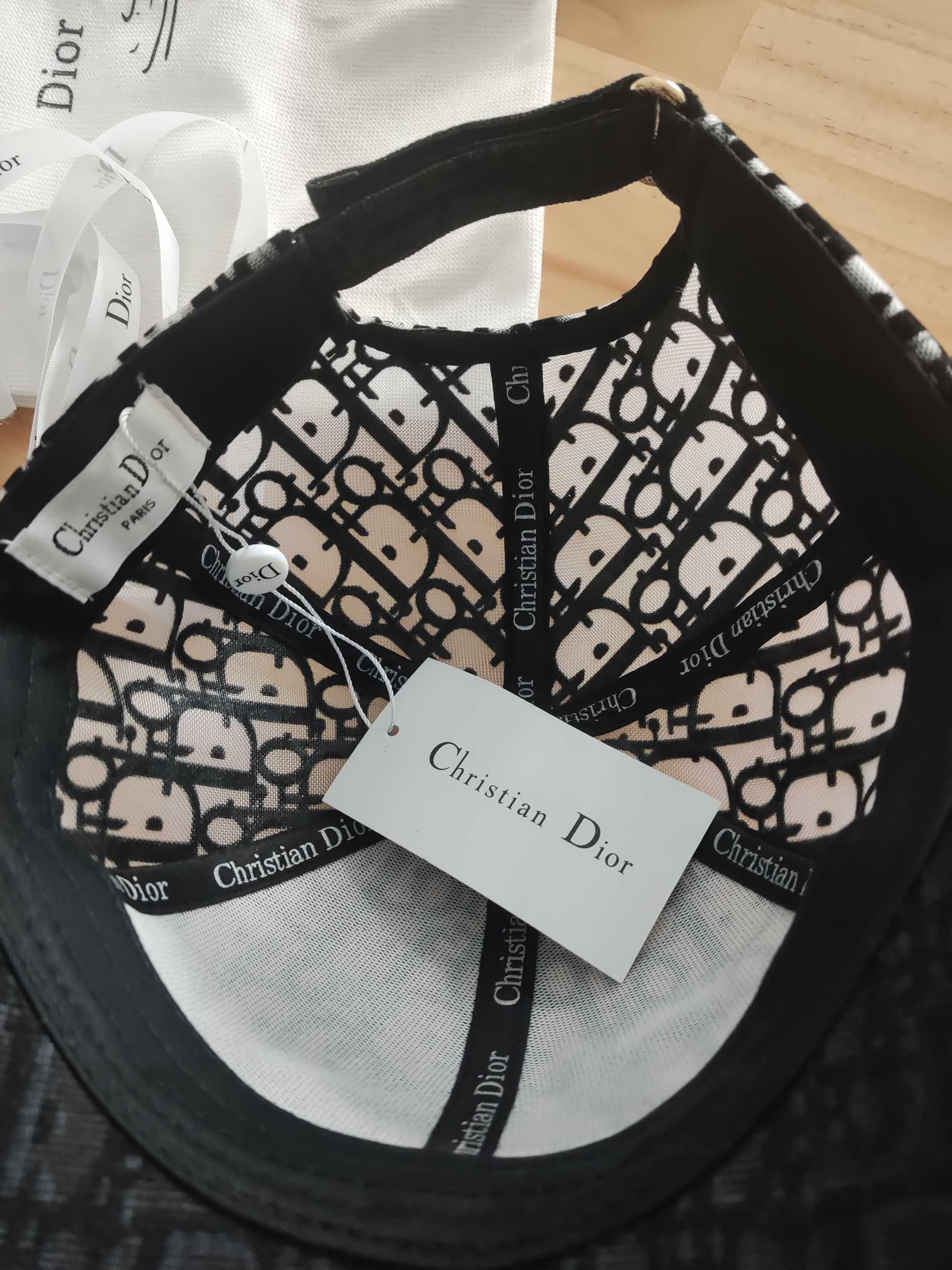 Dior Męska damska czapka z daszkiem bejsbolówka, Francja 6352