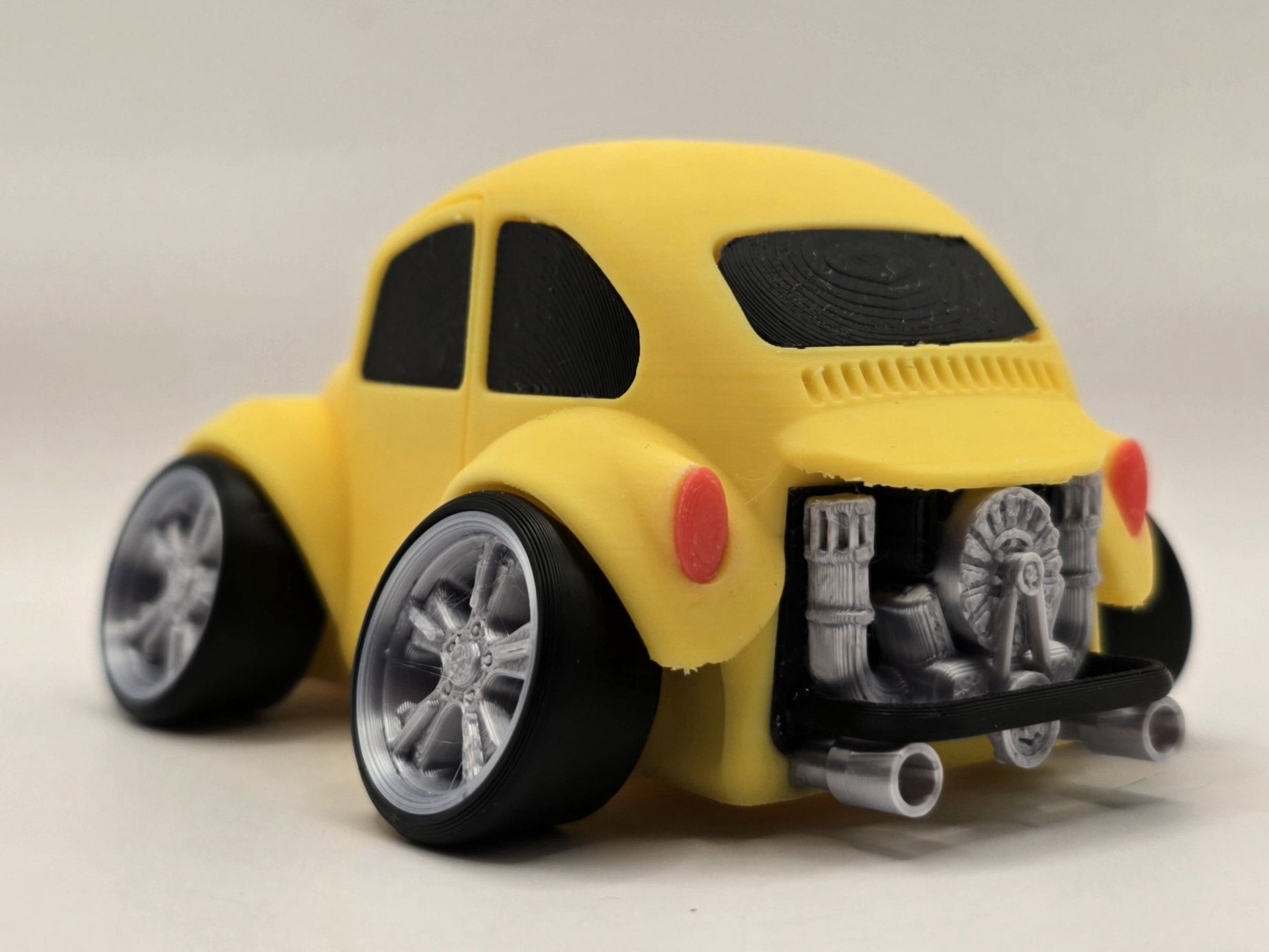 VW Garbus żółty wydruk 3d