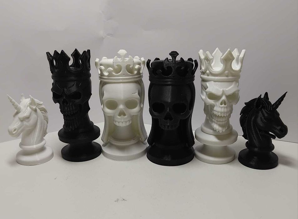 Ексклюзивний набір фігур для шахів“Skull Edition”/ фигуры для шахмат/