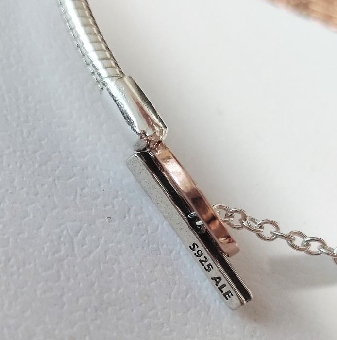 Bransoletka Pandora plus dwa charm'sy S925