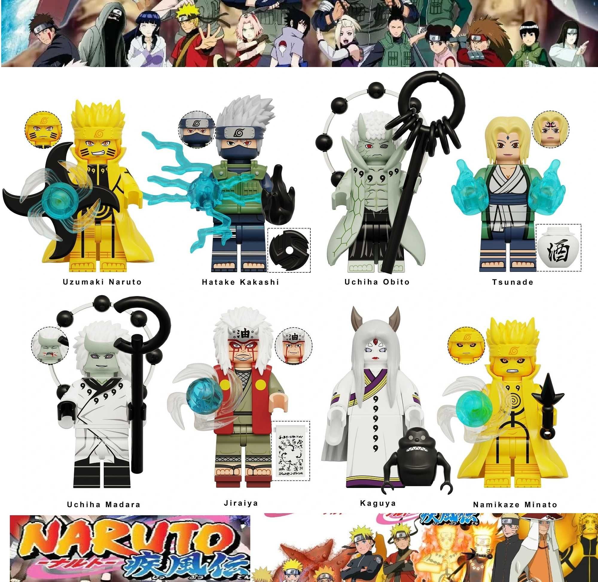 Bonecos minifiguras Naruto nº23 (compatíveis com Lego)