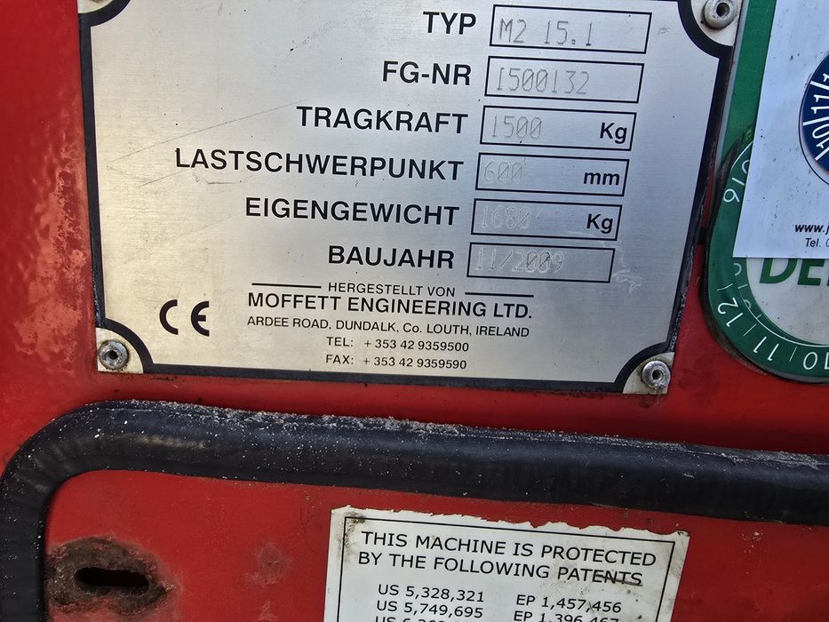 Wózek widłowy Moffet M2 15.1
